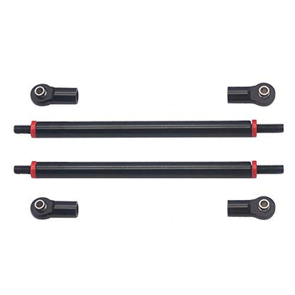 8Pcs Vgoohobby Aluminum Alloy Link Rod Chassis Linkage 313mm Wheelbase Compatible with Axial SCX10 90046 90047 1/10 RC Crawler Car
