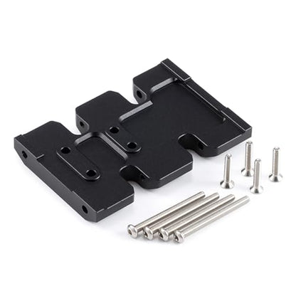 RC Upgrade Accessories for SCX10 II for Element for Enduro 1/10 for LCG Chassis Kit with Overdrive Gearbox Skid Plate Servo Mount Frame Braces RC Crawler Trail Truck Car Parts(Skid Plate) - size: Skid Plate