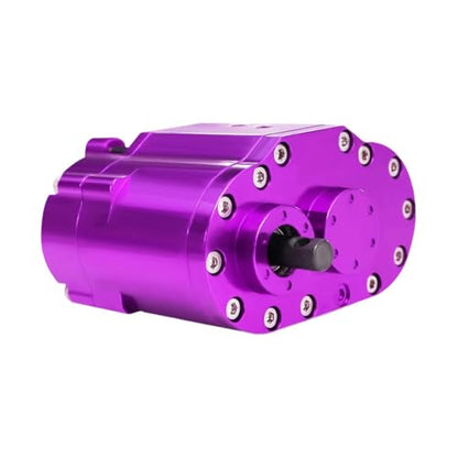 Yiju Transfer Case Gearbox RC Transmission Box Aluminum Alloy Construction Professional Double Speed RC Crawler Gear Set Suitable for Rock Crawling, Purple - color: Purple