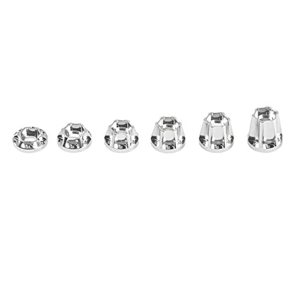 Metal RC 12mm Wheel Hex Hub Extension Combiner Compatible with 1.9/2.2inch Wheel Rim Axial SCX10 Traxxas TRX4 D90 1/10 RC Crawler (6mm, Silver) - color: Silver, size: 6mm