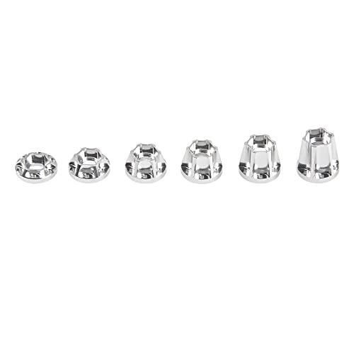 Metal RC 12mm Wheel Hex Hub Extension Combiner Compatible with 1.9/2.2inch Wheel Rim Axial SCX10 Traxxas TRX4 D90 1/10 RC Crawler (22mm, Silver) - color: Silver, size: 22mm