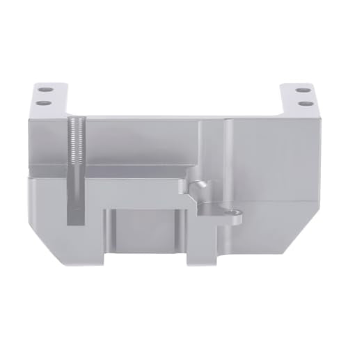 SCX10 III Servo Mount, Aluminum AR45P Portal Mount 4-Link Suspension for 1/10 RC Crawler Axial SCX10 III Sevro On Axle Mount Upgrades (Silver) - color: Silver