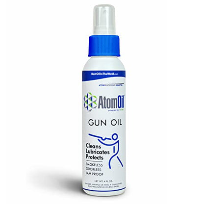 AtomOil Gun and Drone Oil | Cleaner, Lubricant, and Protectant | Multi-Purpose for Drones, RC Cars, & RC Planes - style: Gun Oil