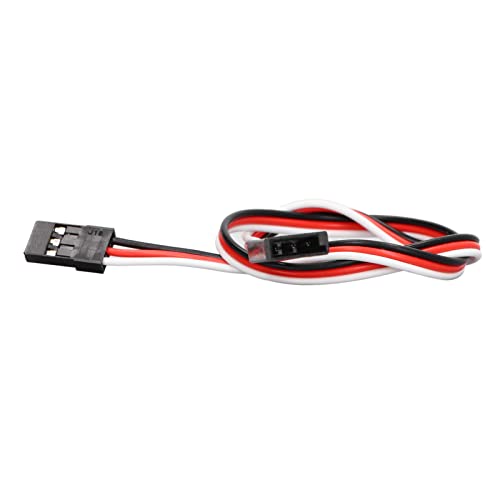 Servo Extension Cable 3 Pin Brass Core High Conductivity Flexible Durable Wire for RC Cars Drones Helicopters Aircraft 10PCS Set (300mm Male to Female) - size: 300mm male to female