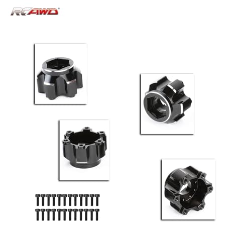 RCAWD for Pro-Line 1/10 6x30 to 17mm Aluminum Wheel Hex Adapters Upgrades Parts #PRO633800