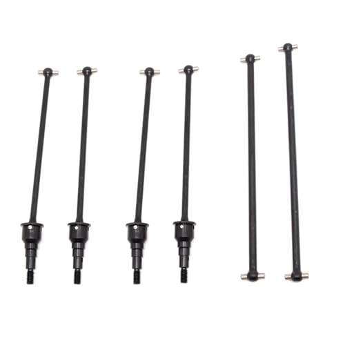 RC Accessories Compatible with Losi Lasernut U4 1/10 RC for Rock for Racer for Buggy Car Upgrade Parts 1 Set Metal Front Rear Drive Shaft Dog Bone