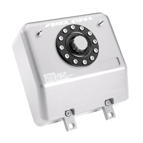 H10 Aluminum Alloy Simulated Cell Receiver Equipment Box Electric Box Fuel Tank for 1/10 RC Crawler Car Vanquish H10 Optic LCG Upgrade Parts (Silver) - color: Silver