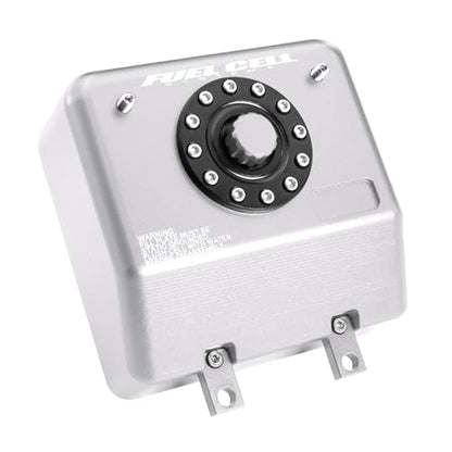 H10 Aluminum Alloy Simulated Cell Receiver Equipment Box Electric Box Fuel Tank for 1/10 RC Crawler Car Vanquish H10 Optic LCG Upgrade Parts (Silver) - color: Silver