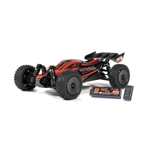 ARRMA Typhon GROM 4X4 223S BLX Brushless RC Buggy, RTR, Red | Small Scale, DSC, Battery & Charger Included, ARA2306ST1 - color: Red