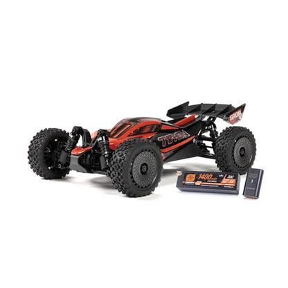 ARRMA Typhon GROM 4X4 223S BLX Brushless RC Buggy, RTR, Red | Small Scale, DSC, Battery & Charger Included, ARA2306ST1 - color: Red