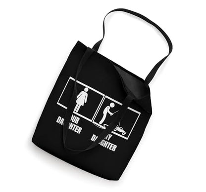 Remote Control Racing Your Daughter My Daughter RC Cars Tote Bag