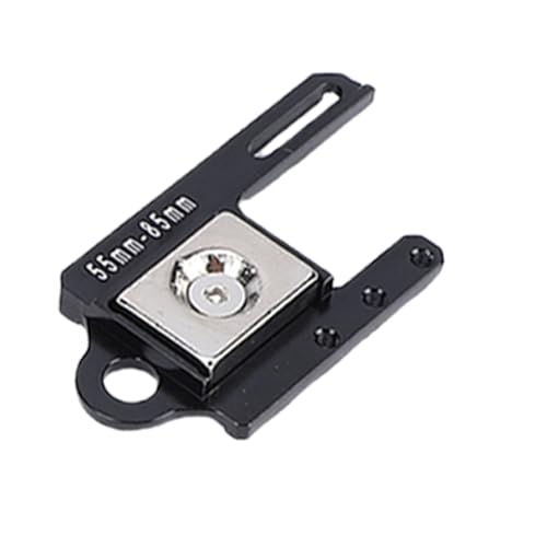RC Crawler Body Mounts 1/8 1/10 with Adjustable Magnet Body Post Kit for Remote Control Car, Black, Alloy Material, Easy Installation for Various Vehicle Model