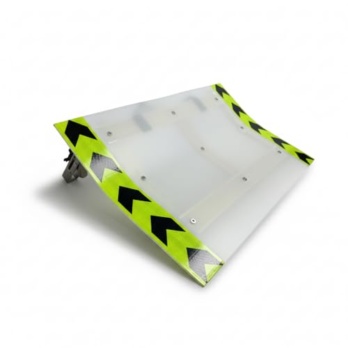 RC Car Jump Ramp Folding Aluminum Frame Nylon Panel, RC Car Ramps for Jumping 1/5 1/8 Scale, Portable RC Ramp for Cars Trucks and Monster RC (39.37×23.62 inch) - size: 100*60cm