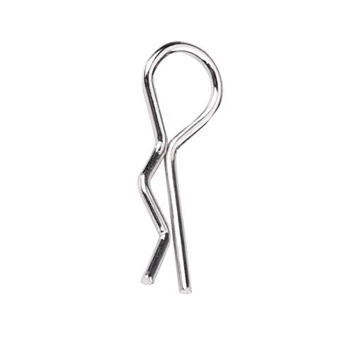 50PCS Stainless Steel RC Body Clips Pins, 1/10 1/12 1/16 Scale Metal RC Car Body Clip Pins for RC Car Truck Cler