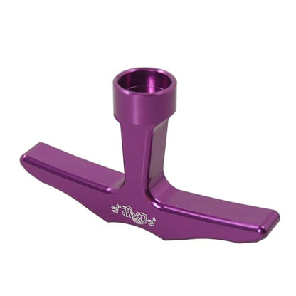 Alloy CNC Pull Starter Handle for Zenoah CY Rovan TSRC Engine (Purple) | for 1/5 Hpi Rofun Km Baja Lois 5ive-T FG GoPed Redcat Rc Car Parts - color: Purple