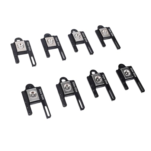 Keenso RC Crawler Body Mounts, 8Pcs Adjustable Magnet Post Kit, Lightweight for 1/8 1/10 RC Cars