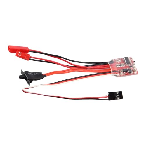 10A / 20A / 30 a Bidirectional Brushed ESC with Brake/Not Brake Mode Brushed Speed Controller for Remote Car Boats Projects Regulation - color: 10a