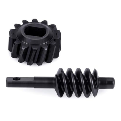 Differential Gear Worm Gear Set,Harden Steel Axle Gears for 1/30 Axial SCX30 RC Crawler Upgrade Parts, 2 Sets (2/14T,Overdrive 14%)