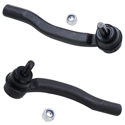Detroit Axle - AWD Front Steering Knuckles & Wheel Hub Bearings + Outer Tie | Rod Ends Replacement for 2004-2010 Toyota Sienna - size: 4SU48679/Kit