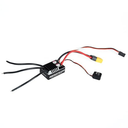 Skystars 50A 2-6S RC Crawler Waterproof Brushless ESC Power System BEC 5.20-7.5V Adjustable for 1/8 1/10 Scale RC Cars RC Crawler Compatible with SCX10 TRX-4 TRX-6