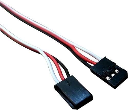 12Pieces Pieces 3-pin Servo Extension Cable Wire Cord Female to Male RC Servo Extension Cord Wire Connectors for Servo Extension Connection Control Board Remote Control Parts(6 Sizes)