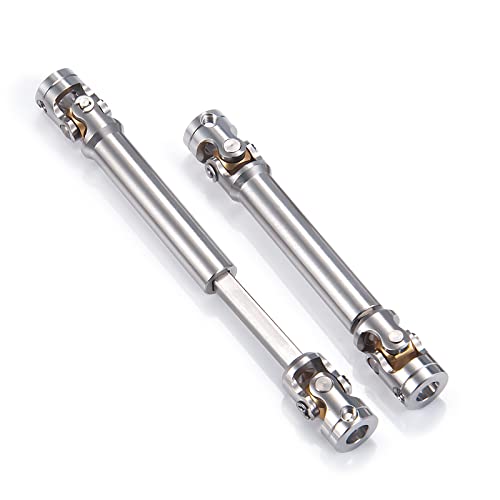 RC-Hub 1Pcs RC Driveshafts Metal Drive Shaft 45-50/47-57/55-67/60-80mm for 1:14 Tamiya Trailer Tractor Truck RC Crawler Car (70-90mm) - size: 70-90mm