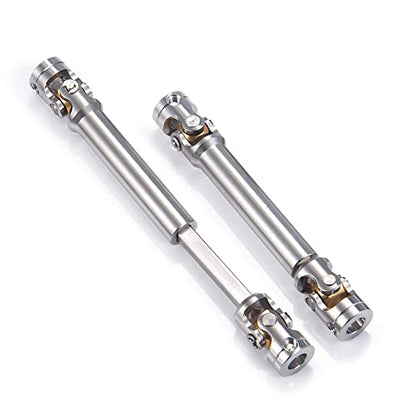 RC-Hub 1Pcs RC Driveshafts Metal Drive Shaft 45-50/47-57/55-67/60-80mm for 1:14 Tamiya Trailer Tractor Truck RC Crawler Car (70-90mm) - size: 70-90mm