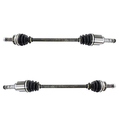 TRQ Front 2 Piece CV Axle Shaft Assembly Set | For 09-13 Subaru Forester 11-14 Impreza WRX Driver & Passenger Side - style: CSA70767