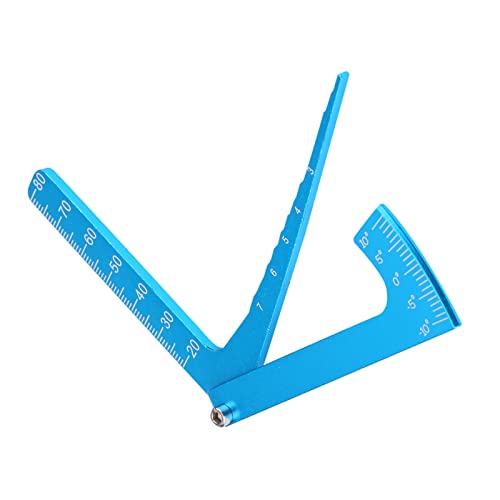 RC Camber Gauge, RC Car Ride Height Gauge Adjustable Ruler Adjusting Height and Wheel Rim Camber Tool RC Car Alignment Equipment for RC Car Truck Tire