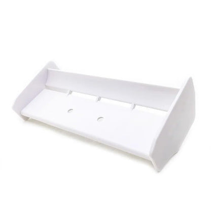 for 1/10 Soft Plastic Rear Spoiler Tail Wing for HSP 94106 94107 94166 RC Racing Car Off-Road Buggy Truck S279(White) - color: White
