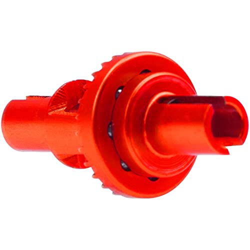 2Pcs Vgoohobby Metal Ball Differential W/Bearing Upgrade Part Compatible with WLtoys 1/28 K969 K979 K989 K999 P929 P939 MINI-Q MINI-Z AWD IW04 RC Car (Red) - color: Red