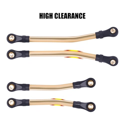 8pcs Brass High Clearance Links Set for TRX4M Bronco Defender 1/18 RC Crawler Upgrade Parts