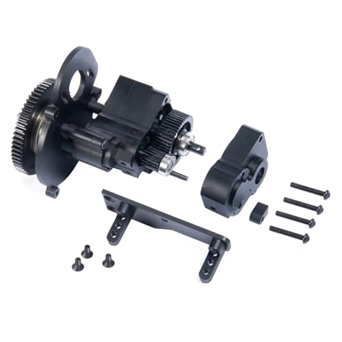 RC Crawler Transmission For Axial For Wraith 90018 90048 90053 1/10 Metal Complete Gearbox 2 Speed Transmission Gearbox Cover RC Crawler Car(Gearbox) - size: Gearbox