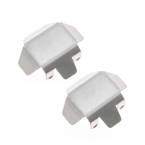 Stainless Steel Skid Plate Axle Protector Chassis Armor Compatible with 1 10 Scale RC Crawler Car Upgrade Parts Compatible with VP Optic H10 Model