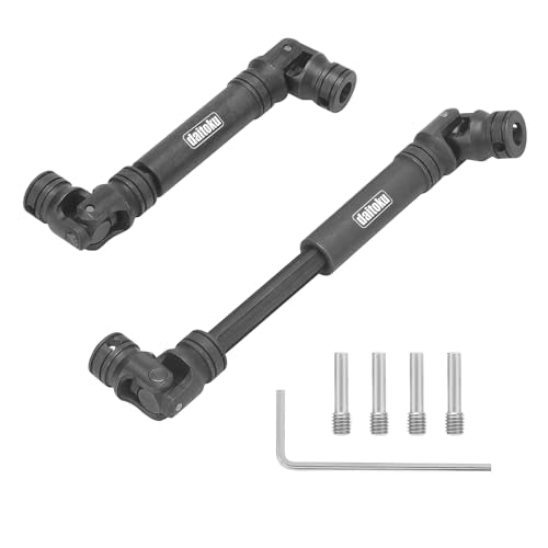 daitoku Steel Centre Drive Shaft CVD Driveshaft Upgrade Parts 90-125mm for 1/10 Traxxas TRX-4 Axial SCX10 RC Crawler Car (2PCS)