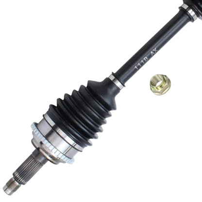 Detroit Axle - 4CYL 2pc Front CV Axles for 2006-2009 Ford Fusion 2003-2008 | Mazda 6 2006-2009 Mercury Milan, 2004 2005 2007, Driver and Passenger Side CV Axle Shafts Assembly Replacement - size: 110B_AX _ 111B_AX-V1/Pair