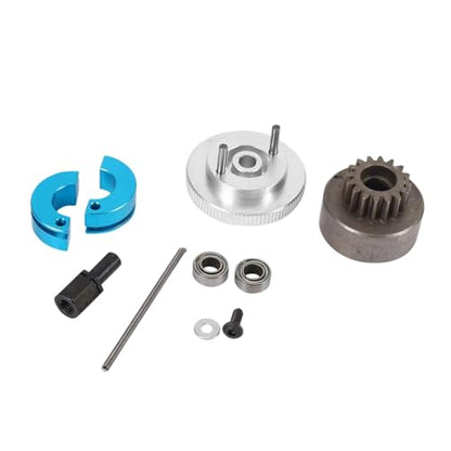 RC Car Accessories Compatible with Redcat for Volcano S30 RC Car 14T Clutch Bell Shoes with for Spring Flywheel Assembly Kit Set for Nitro Engine
