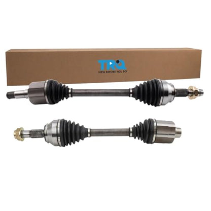 TRQ Front 2 Piece CV Axle Shaft Assembly Set | For 14-21 Ram ProMaster 1500 2500 3500 V6 3.6L Driver & Passenger Side - style: CSA36524