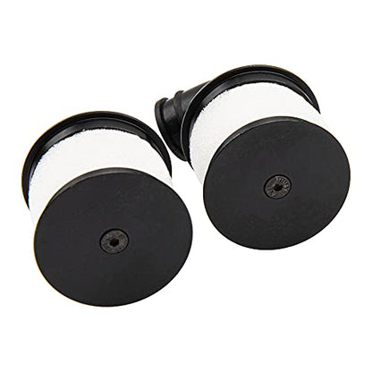 2Pack ShareGoo 1/10 RC Air Filter,Universal Capped Air Filter Cover with Element Sponge Compatible with Redcat Traxxas HSP Himoto 1/10 RC Nitro Monster Truck Buggy Car (Black)
