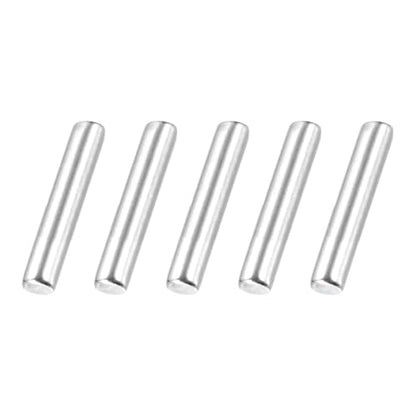 MECCANIXITY 60 Pack Dowel Pin Wheel, 1.5x8mm Steel Hex Wheel Hub Nut Pin Replacement for DIY RC Car Truck Boat Helicopter Model Part, Silver - size: 1.5x8mm
