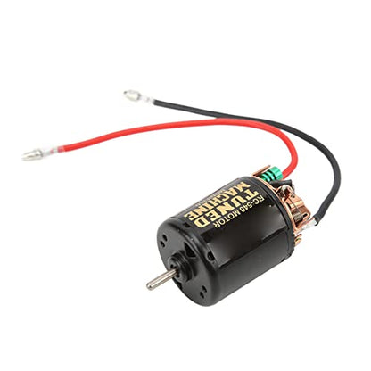 RiToEasysports RC 540 Brushed Motor, 80T High Power External Carbon Brush Upgrade, 1/10 RC Crawler Motor Replacement for Axial SCX10 90046 Trail Truck and Rock Crawling
