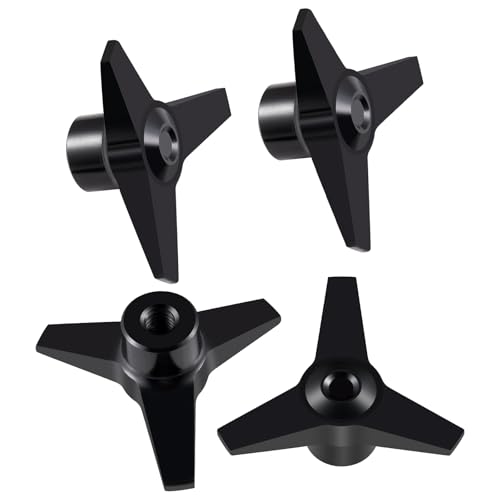 Anodized Aluminum Locknut Wheel Locking Nuts‌ Anti-Loose Nuts RC Truck Wheel Nut Set for 1/10 Scale Tamiya Clod Buster 4×4×4 RC Off-Road Car Truck Upgrades (Black) - color: Black