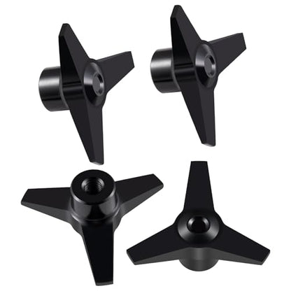Anodized Aluminum Locknut Wheel Locking Nuts‌ Anti-Loose Nuts RC Truck Wheel Nut Set for 1/10 Scale Tamiya Clod Buster 4×4×4 RC Off-Road Car Truck Upgrades (Black) - color: Black