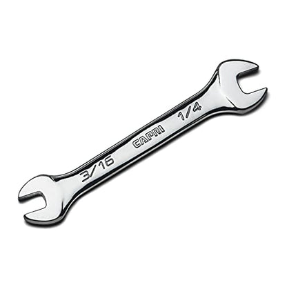 Capri Tools 3/16 in. x 1/4 in. Slim Mini Open End Wrench, SAE - size: 3/16 in x 1/4 in