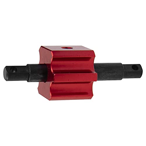 Aluminum RC Differential Locker Spool 4x4 Diff Locker Mounts Compatible with 1/10 Traxxas Slash 4X4 Rustler 4X4 Stampede 4X4 Hoss VXL 4X4 RC Car (Red) - color: Red