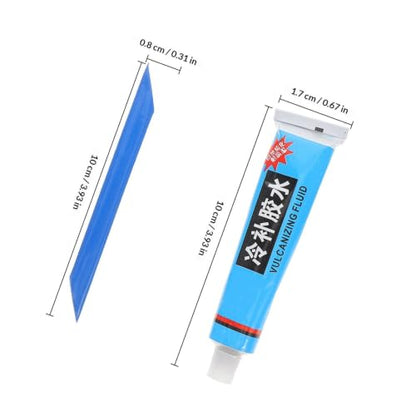 Rc Tire Glue for Tubeless Bike Tire Repair with 5 Adhesive Strips Sturdy Rubber Glue for Road Bicycle for Motorcycle and Outdoor Use