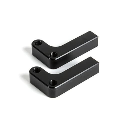 Carbon Fiber Battery Tray ESC Receiver Mount for 1/10 SCX10 RC Crawler Cheater Rigs LCG Chassis Lower Center of Gravity Rails - color: Black
