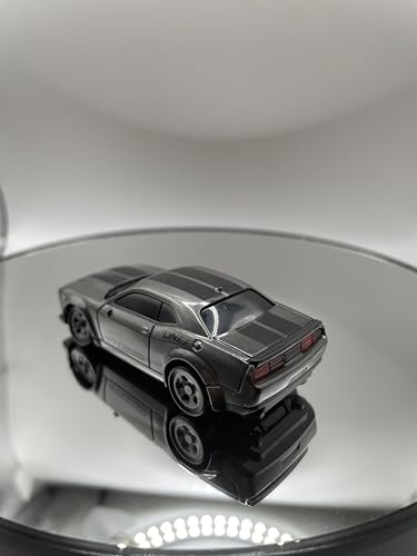 Mini RC Drift Car 1:64 Scale, Remote Control Car with LED Lights & 2-Speed Modes, Upgraded 2.4G Wireless Radio Remote Control for Multi-Users Challenge (Gray) - color: Gray