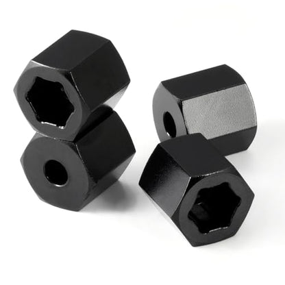 MORLORDY 7mm to 12mm RC Wheel Hex Hubs 4Pcs 12mm Thick Hex Drive Adapters for 1/16 Losi Mini-T 2.0, Mini-B, Mini JRX2, Mini JRXT and All 1/16 RC Car Which Hex is 7MM - color: 12mm