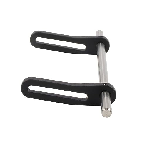 AMK RC Bumper Aluminum Alloy Modular 1/10 RC Crawler Bumper Front Rear Bull Bars for 1/10 RC Crawler LCG Rigs Builds TRX4 SCX10 Gspeed Power Wagon Body DIY (1/10 RC Crawler Bumper Black)